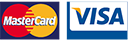 Logo Mastercard und Visa